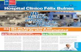 Boletín Hospital Clínico Félix Bulnes · mología, Odontología y en los años 90 ... Salud Mental. Hoy en día, el Hospital Clínico Félix Bul-nes es un establecimiento de salud