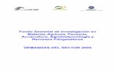 Fondo Sectorial de Investigación en Materias Agrícola, Pecuaria, …2006-2012.conacyt.gob.mx/fondos/FondosSectoriales/SAGARPA... · 2010-05-17 · de agua, nutrición, predicción