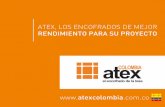 ATEX, LOS ENCOFRADOS DE MEJOR RENDIMIENTO PARA … · Los moldes para encofrados de Losa Nervada Atex modelan nervios espaciados entre ejes de 30 a 112,5cm con anchos mínimos de