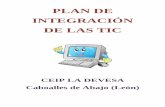 PLAN DE INTEGRACIÓN DE LAS TICceipladevesa.centros.educa.jcyl.es/sitio/upload/PLAN_TIC_LA_DEVESA... · Responsable de medios ... la necesidad de elaborar un plan de integración
