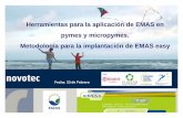 Herramientas para la aplicación de EMAS en pymes y ...· pymes y micropymes. Metodología para la