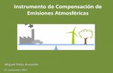 Instrumento de Compensación de Emisiones Atmosféricas wordpress/Taller_compensacion_emisiones.pdf · Compensación Es un acuerdo entre titulares de fuentes de modo tal, que una