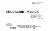 EDUCAClON MEDICA - hist.library.paho.orghist.library.paho.org/Spanish/DRH/13188.pdf · 4 Enseñanza de la morfología b) Hacer diagnóstico nosológico y/o epidemiológico, con sus