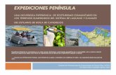 Expediciones en terrenos sumergidos FernandoSilvadrna.pr.gov/.../Expediciones_Peninsula_FernandoSilva.pdf · para que explores por agua y por tierra los significados de la riqueza