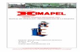 MANUAL DE OPERACION / PROGRAMACION DE LA MAQUINA MANUAL MAQUINA DE LIMPIEZA - MLP 02.pdf · Descripción del máquina 6. Transporte: - Descripción ... Base/Corpo da Máquina: Tinta