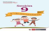 Sesión 9 - 4 Sec - Ministerio de Educación del Perú | Minedu · 2016-09-09 · vigorizar los valores cívicos y laicos que fortalecen las relaciones de ... sobre un pie (puede