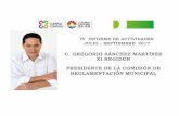 C. GREGORIO SÁNCHEZ MARTÍNEZ XI REGIDOR …cancun.gob.mx/gobierno-municipal/files/2017/01/CUARTO_INFORME_GSM.pdf · la Ciudad en los últimos años recientes, se hace de vital importancia,