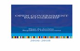 2016-2018 - opengovpartnership.org · público y obtener respuesta de las autoridades en el término establecido por las leyes que se dicten al respecto; y denunciar las faltas cometidas