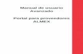 Manual de usuario Avanzado Portal para proveedores ALMEXfacturalmex.paebsa.com.mx/ArchivosPagina/Manual de usuario Avanzado... · factura con el fin de hacer más eficiente su procesamiento.