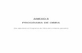 ANEXO 6 PROGRAMA DE OBRA - proyectosmexico.gob.mx · 8) Supervisión y seguimiento al cumplimiento de las condicionantes en materia de Protección Civil. 9) Supervisión y seguimiento