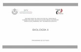BIOLOGÍA II - xalapacteba.comxalapacteba.com/programas estudios/cuarto semestre/BIOLOGIA_II.pdf · BIOLOGÍA II SEV/DGT/08-2014/02-2016 1 En este programa encontrará las competencias