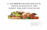 L’ALIMENTACIÓ EN ELS - Portada - Sant Hilari Sacalm · Treball de Recerca 4rt ESO-L’alimentació en els adolescents de Sant Hilari Sacalm 4.1.Dietes basades en creences ...