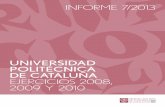 UNIVERSIDAD POLITÉCNICA DE CATALUÑA EJERCICIOS … · la Universidad Politécnica de Cataluña, ejercicios 2008, ... IRPF Impuesto sobre la renta de las ... ción en el marco de