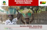 Movimiento de Derecho a la Tierra y Mujeres - CONGDEXcongdextremadura.org/wp-content/uploads/2014/11/Aprodel-Guinea... · Movimiento de Derecho ... las mujeres en el proceso de la