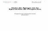 Guía de Apoyo en la Ejecución de Proyectos - gob.mx · Entrega de Reportes Parcial y Final de Actividades ... relacionados con la ejecución y evaluación de sus proyectos. ...