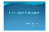 Q.F. Mario T Olaya Querevalú - files.selvafarma.webnode.esfiles.selvafarma.webnode.es/200000194-37fdf39f1e/ALCOHOLES_I_Y_II.pdf · Los alcoholes tienen un punto de ebullición ...