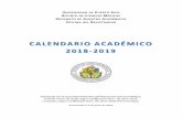 UNIVERSIDAD DE PUERTO RICO RECINTO DE CIENCIAS … · divulgación de su información en el Directorio de Estudiantes. 3 septiembre (lunes) ...