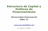 Estructura de Capital y Políticas de Financiamientomarcelodelfino.net/files/Capstru4.pdf · Estructura de Capital y Políticas de Financiamiento Universidad Empresarial Siglo 21