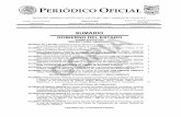ÓRGANO DEL GOBIERNO CONSTITUCIONAL DEL ESTADO …2016-9-28 · periÓdico oficial Órgano del gobierno constitucional del estado libre y soberano de tamaulipas periódico oficial