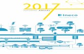 INFORME ANUAL · Balance de situación 110 ... 2017 INFORME ANUAL 5 ... mundial en materia de movilidad y transporte sostenible y seguro. Ineco apuesta por