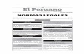 Publicacion Oficial - Diario Oficial El Peruano · 082-2010-PROMPERÚ/SG, se aprobó la Carta de Servicios de PROMPERÚ, la misma que fue modiﬁ cada ... para efecto de la publicación