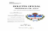 29 de Octubre de 2018 BOLETÍN OFICIALboletinoficial.jujuy.gov.ar/wp-content/uploads/2016/Boletines/2018/... · Octubre, 29 de 2018.- Anexo Boletín Oficial Nº 121 2 Gobierno de