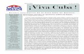 Boletín Informativo de la Casa Cuba de Houston · lando Zapata en medio de una huelga de hambre al ... Cuba en tu libro mi palabra sea ... todos los costos de licencias, contabilidad,
