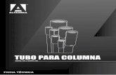 TUBO PARA COLUMNA - vde.com.mx · tubería (o arnés) con la descarga de la bomba así como un adaptador superior construido en acero inoxidable o en acero al carbón que es instalado