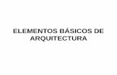 ELEMENTOS BÁSICOS DE ARQUITECTURA - Ciencias …laclasedeisabel.weebly.com/uploads/3/9/7/0/39707396/1.lenguajear... · • Formas de representación: plantas, alzados, secciones