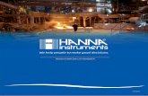 INDUSTRIA DE LA MINERÍA - cdn.hannachile.comcdn.hannachile.com/.../2017/05/Catalogo_Mineria_Hanna_Instruments.pdf · 3 El puerto USB permite la transferencia de métodos y reportes