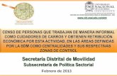 CENSO DE PERSONAS QUE TRABAJAN DE MANERA … · OBSERVATORIO DE LOGÍSTICA, MOVLIDAD y TERRITORIO - OLMT CID-FCE-UN 1.2. Caracterización del mercado informal en Bogotá (2007 ...