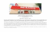 Banco Autofin México, S.A. Institución de Banca Múltiple ... · Control Interno 40 VIII Administración Integral de Riesgos 41 . 3 ... MI BANCO, participó en la Semana de Educación