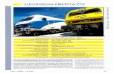 Locomotora eléctrica 252 - Portada - Revista VÍA LIBRE - … · 2010-09-17 · Tensión de alimentación 25 kV c.a. o 3 kV c.c. ... 250, 251, 333), aunque su potencia le permite