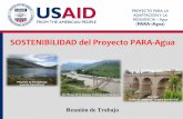 1 - Sostenibilidad del Proyecto PARA-Aguapara-agua.net/extras/2017-03-02/1_-_Sostenibilidad_del_Proyecto... · 1.2 Elaborar un mapa de las cuencas de intervención Consorcio 2 ...