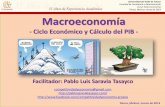 Ciclo Económico y Cálculo del PIB - Pablo Saravia Tasayco · ciclo económico puede ser distinto. Si la caída en la actividad económica en una recesión llega a estar por debajo