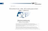 Sistema de Evaluación de Ohio - Migration Policy Institute · En la prueba aparecen tres clases de preguntas: de opción múltiple, respuesta corta y respuesta larga. ... • Puedes