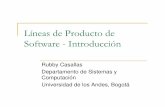 Líneas de Producto de Software -Introducciónmiso4204/dokuwiki/lib/... · práctica de construir conjuntos de sistemas ... [Pohl 2010]) cada vez que un producto va a ser construido,