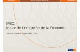 IPEC: Índice de Percepción de la Economía - adimark.cl septiembre 2010.pdf · 16-Sep Consumo de vinos en septiembre representará el 20% del stock del año. Feriado de cuatro días