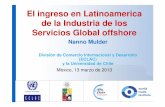 El ingreso en Latinoamerica de la Industria de los ... · procesos de innovacion en CGV? 3. Cuando una PYME piensa en la deslocalizacion: Conceptos. ... El nivel de encadenamiento