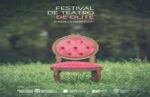 Organiza: Colabora - Festival de Teatro de Olite (Navarra) · VIERNES Y SÁBADOS 15 € hasta el 30 de junio / ... teatral navarro en Olite se completa con ... DE TEATRO - ENT Calle