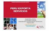 PERU EXPORTAPERU EXPORTA SERVICIOS - Embajada del … · •Comité de Servicios de la Cámara de Comercio de Lima ... Podrá visitar las instalaciones de las empresas peruanas que