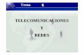 TELECOMUNICACIONES Y REDES · 2008-11-11 · Tipos de Señales: Analógicas y Digitales ... Figura 6-2 COMPONENTES Y FUNCIONES DE UN SISTEMA DE TELECOMUNICACIONES. ... y datos sobre