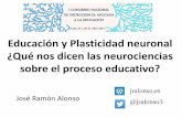 Educación y Plasticidad neuronal ¿Qué nos dicen las ...c4f94c57-58c9-4d97-b76a-34913e98e718/jose... · avances de la neurociencia para mejorar ... La plasticidad neuronal es la