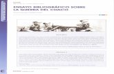  · ENSAYO BIBLIOGRÁFICO SOBRE LA GUERRA DEL CHACO Ail-ton Laureano Chambi Octiñct RESUMEN La Guerra del Chaco fue una terrible confrontación, clonde por tres anos soldados bolivianos