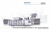 Información técnica - SGB-SMIT Transformatory energetyczne · • Transformadores de horno y rectificadores de corriente • Reactancias de circuito oscilante, acoplamientos y barreras
