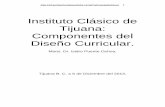 Instituto Clásico de Tijuana: Componentes del Diseño ... · Desarrollar su práctica profesional incorporando el empleo eficiente de las TIC para la gestión de la información