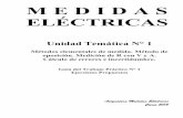 ELÉCTRICAScatedra.ing.unlp.edu.ar/electrotecnia/medidas/alumnos/tp/TP1_2018.pdf · MEDIDAS ELÉCTRICAS Unidad Temática N° 1 Métodos elementales de medida. Método de oposición.