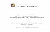 ESTATUTO JURÍDICO DE LAS REMUNERACIONES DE LOS PROFESORES EN CHILE · ASPECTOS GENERALES DE LA REGULACIÓN LABORAL DEL PROFESORADO CONTENIDA EN EL ESTATUTO DOCENTE A. GENERALIDADES