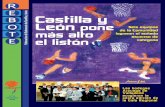 Castilla y León pone Seis equipos más alto el listón · INFANTIL MASCULINO. Luis Castillo, técnico del Colegio Leonés, recibe de Alberto Gutiérrez el trofeo de campeón de la
