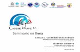 Seminario en línea - weather.gov · PTWC: Centro de Alerta de Tsunami del Pacífico (Proveedor de Servicio de Tsunami CARIBE-EWS) ... Puede recibir por el texto:“Follow NWS_PTWC”